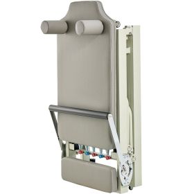 Foldable Pilates Reformer, Pilates Workout Machine for Home Gym Studio Use, Pilates Bed with Dual Resistance- Spring & Cord