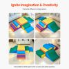Climbing Toys, 7-Piece Set, Foam Climbing Toys for Toddlers 6 Months to 3 Years Old, PU Leather Climbing Blocks